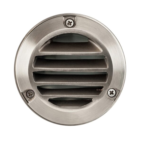 PINTA 2.3W 12V LOUVRED STEP LIGHT 316 STAINLESS STEEL - TRI COLOUR (HV2905T-12V)