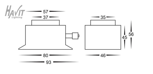 LED DRIVER DIMENSIONS