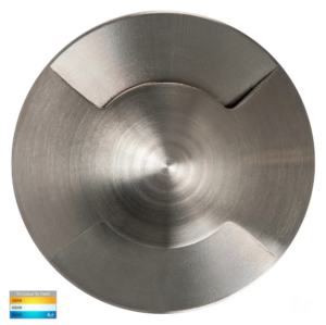 VIALE LED 5W 12V TRI-COLOUR 316 STAINLESS STEEL DOUBLE DRIVE-WAY LIGHT (HV19072T)