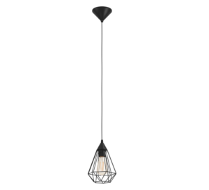 TARBES 1LT PENDANT SMALL- BLACK (94187)