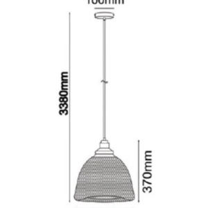 CHEVEUX 3 PENDANT (BELL SHAPE) - Image 3