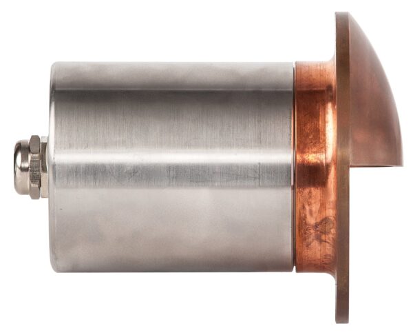 OLLO LED 5W 12V TRI-COLOUR RECESSED EYELID STEP LIGHT SOLID COPPER (HV19012T-CP) - Image 3
