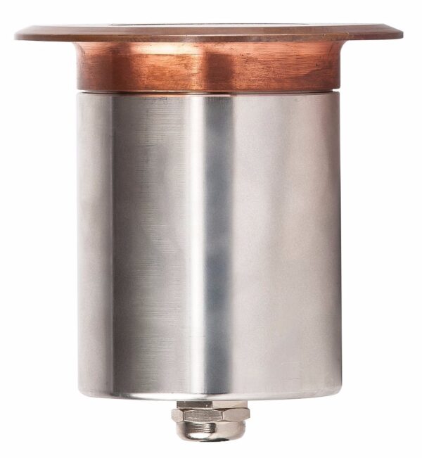 OLLO LED 5W 12V TRI-COLOUR RECESSED EYELID STEP LIGHT/ INGROUND LIGHT SOLID COPPER (HV19022T-CP) - Image 4