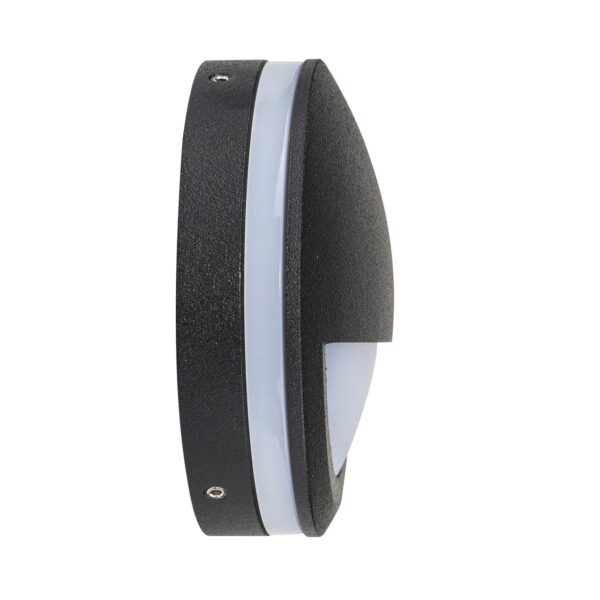 NAVA 5W 240V TRI-COLOUR LED SURFACE MOUNT EYELID STEPLIGHT BLACK (HV2961T-BLK-240V) - Image 3