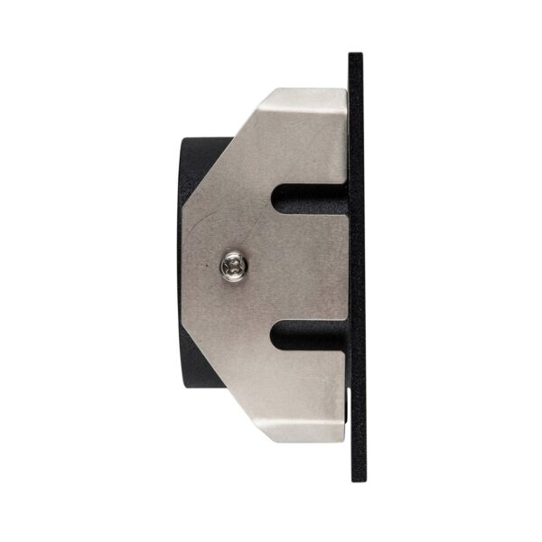 RECES 3W 12V TRI-COLOUR SQ. LED STEP LIGHT ALUMINIUM MATT BLACK (HV3215T-BLK-12V) - Image 3
