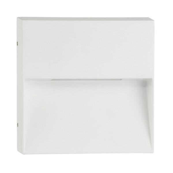 VIRSMA SQUARE 4W LED EXTERIOR STEP LIGHT 240V WHITE (HV3276T-WHT-240V) - Image 4