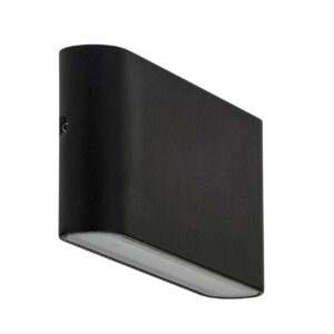 LISSE 6W 240V TRI-COLOUR LED FIXED DOWN WALL WASHER MATT BLACK (HV3643T-BLK-240V) - Image 3