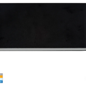 LISSE 6W 240V TRI-COLOUR LED FIXED DOWN WALL WASHER MATT BLACK (HV3643T-BLK-240V)
