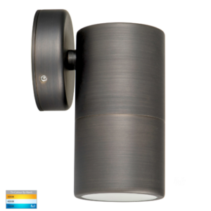 TIVAH 5W LED ANTIQUE BRASS FIXED PILLAR LIGHT (HV1197GU10T)