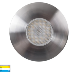 TEKK 3W LED 12V TRI-COLOUR DECK LIGHT - 316 STAINLESS STEEL (HV2860T-SS316)
