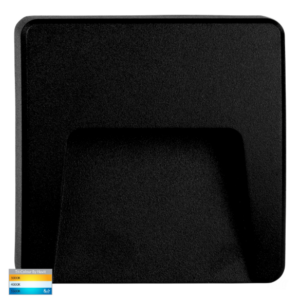 SEEFORE 3W 12V STEP LIGHT BLACK SQUARE (HV3222T-BLK)