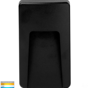 SEEFORE 3W 12V STEP LIGHT BLACK RECTANGLE (HV3223T-BLK)