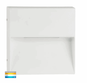 VIRSMA SQUARE 4W 12V LED EXTERIOR STEP LIGHT - BLACK/WHITE (HV3276T)