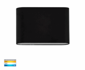 LISSE 4W 240V LED TRI-COLOUR, FIXED DOWN WALL WASHER - WHITE/BLACK (HV3641T-240V)