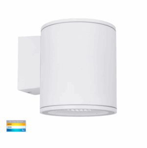 PORTER 15W LED 240V ROUND FIXED DOWN WASHER - WHITE/BLACK (HV3628T)