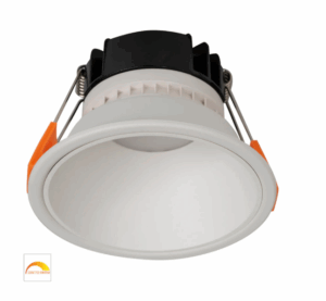 GLEAM 9W LED (DIM TO WARM) FIXED ROUND DOWN LIGHT - WHT/ASSORTED COLOURS (HV5528D2W)