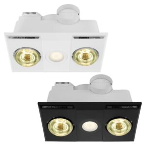 HEATFLOW 2 HEAT - 3 IN 1 BATHROOM UNIT - WHITE (204154) - Image 2