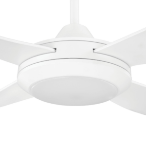 BONDI 48'' (1220mm) WHITE AC CEILING FAN + LED LIGHT (203622) - Image 2