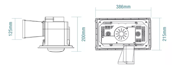 FORME 2 HEAT (3 IN 1) BATHROOM HEATER/EXHAUST - WHITE (MBHF2LW) - Image 3