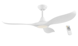 NOOSA 52" (1320mm) WHITE DC CEILING FAN WITH LED LIGHT (202971)