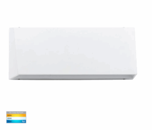 SHIM 14W LED EXTERIOR DOWN STEP LIGHT 12V - WHITE/BLACK (HV3279T-12V)